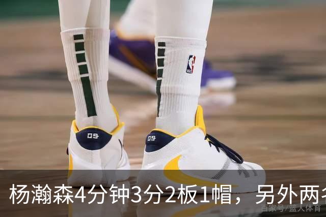 杨瀚森4分钟3分2板1帽，另外两名替补中锋合砍3分5失误&正负值-18